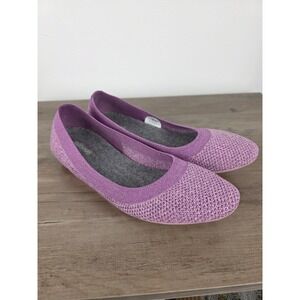 Allbirds Tree Breezers Women's Knit Ballet Flats Lavender Size‎ 10.5